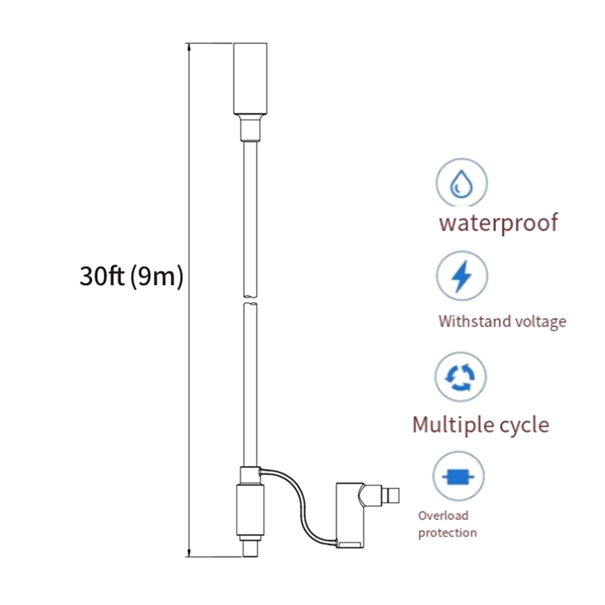 ABNJ 12AWG câble d'extension p - Solar Generator avis et prix